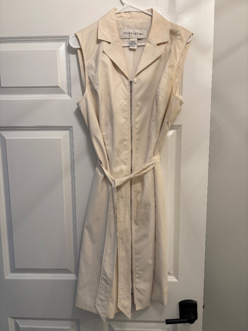 CLASSIC DONCASTER SHIRT DRESS , ZIPPER, WITH/WITHOUT TIE BELT